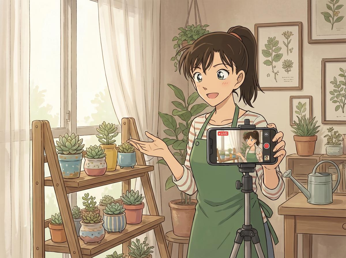黄色仓库多肉植物短视频